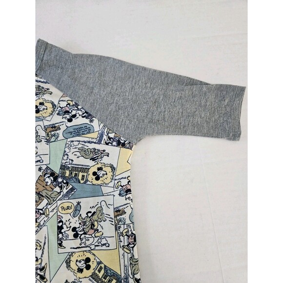 LULAROE SLOAN DISNEY COLLECTION Mickey Comic Strip Sz 6 Unisex Kids - Picture 3 of 10